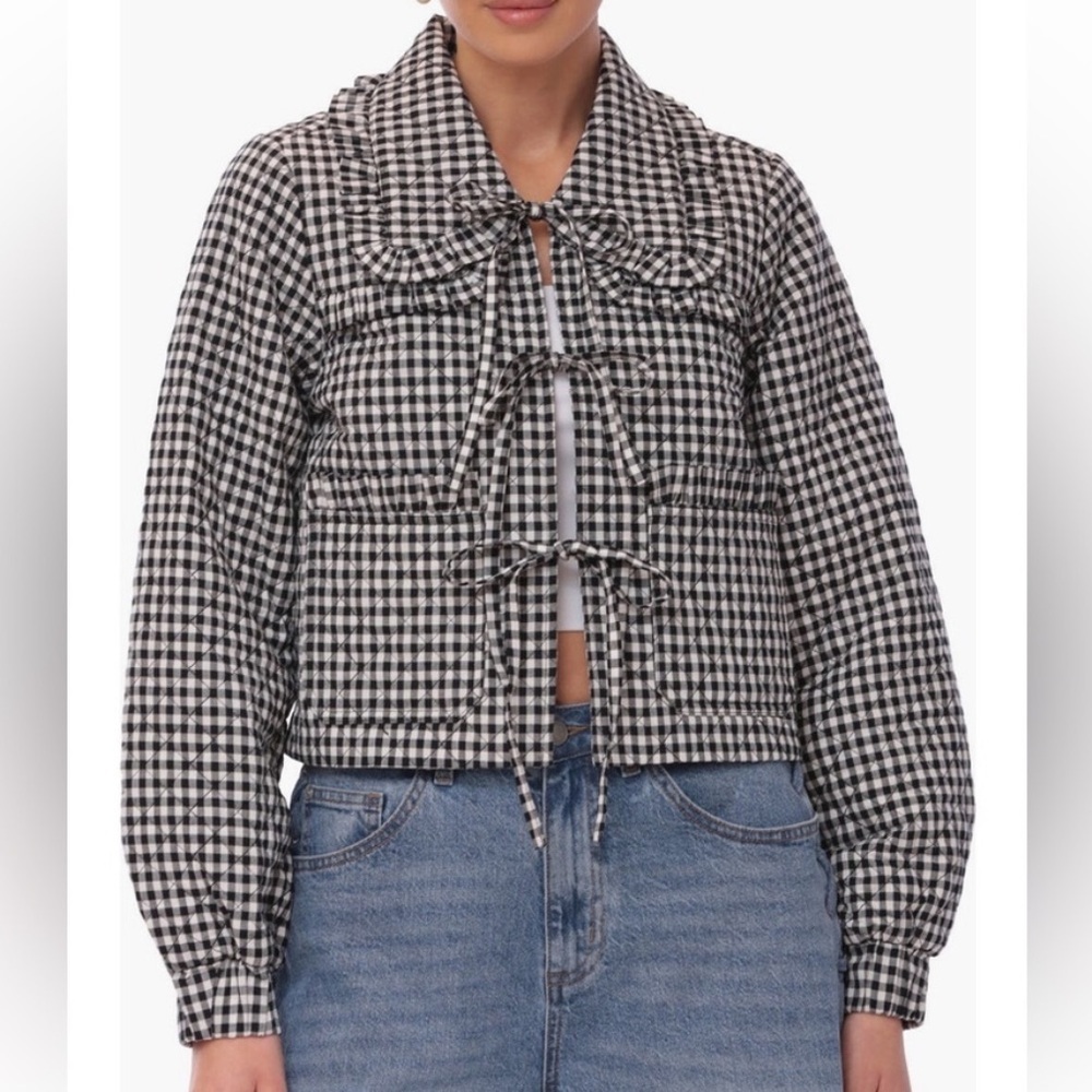 Avec Les Filles Black and White jacket